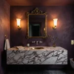 Moody Half Bathroom Ideas