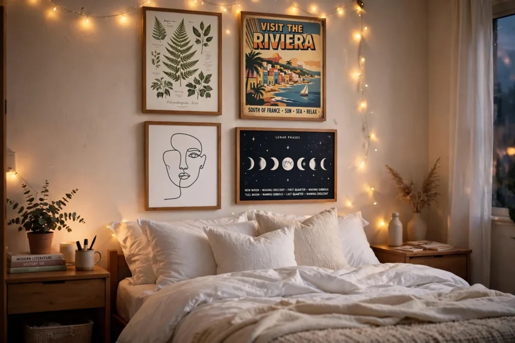 13 Dorm Wall Decor Posters to Personalize Your Space (Renter-Friendly Ideas)