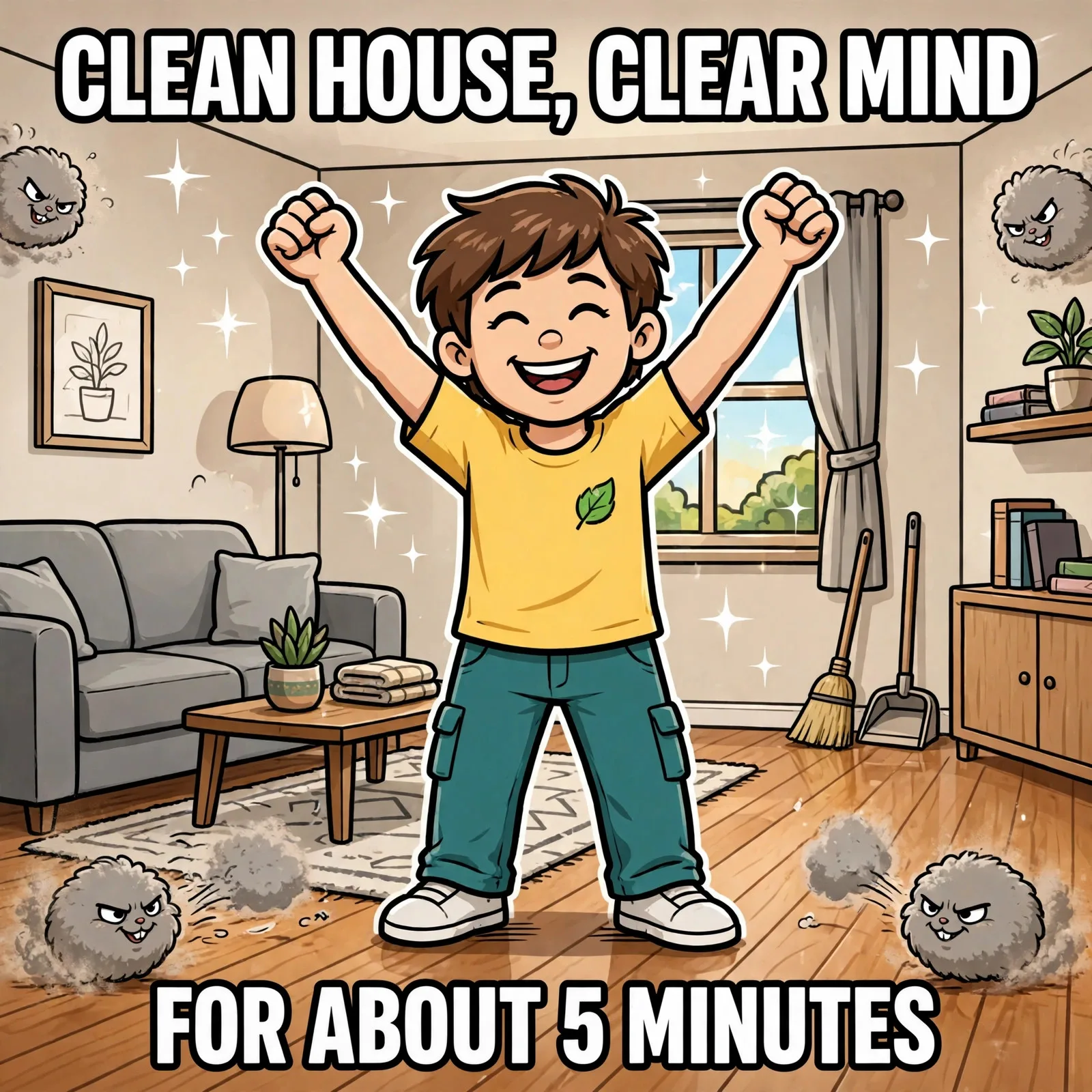 Messy house mom meme