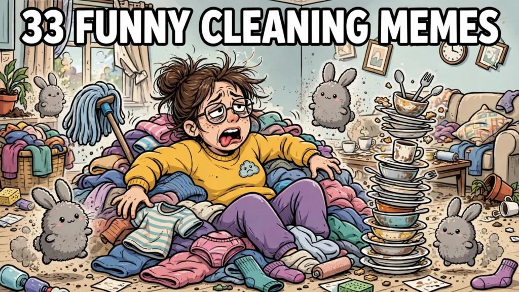 33 Funny Cleaning Memes for People Who Secretly Hate Cleaning