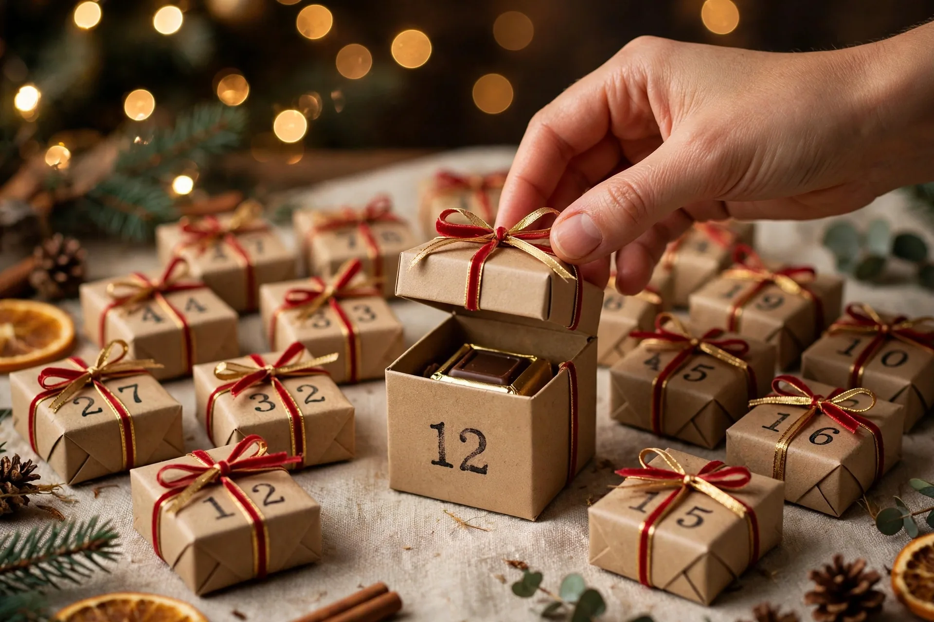 Envelope wall DIY advent calendar