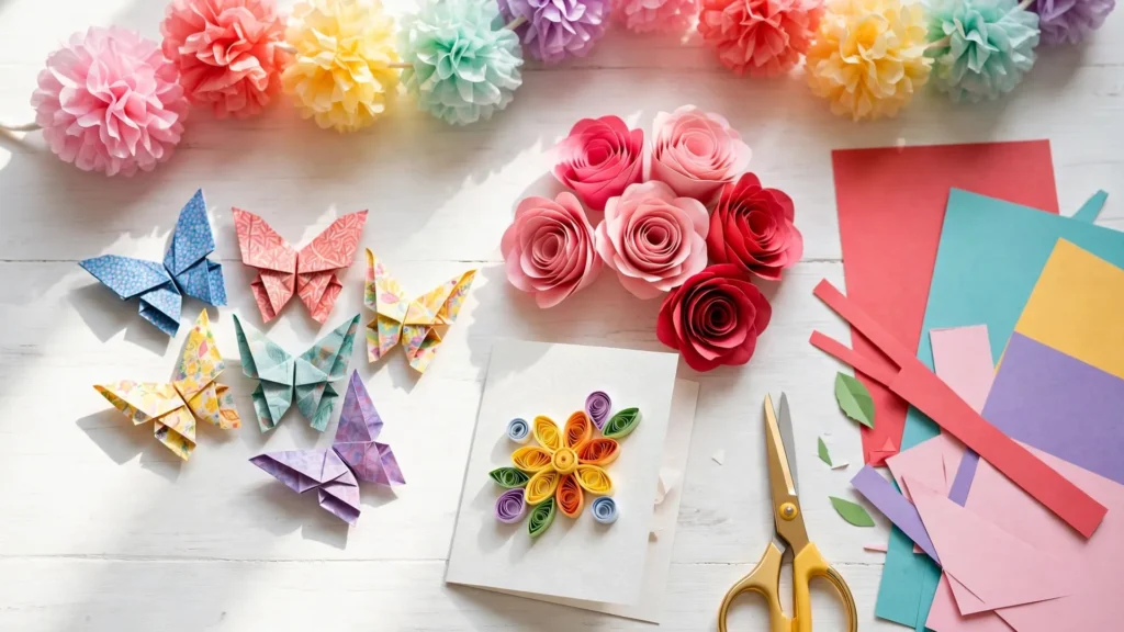 Easy Paper Crafts: 18 Simple DIY Ideas for Beginners